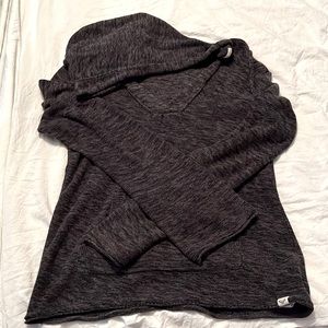 Roxy gray, hooded, sweater
